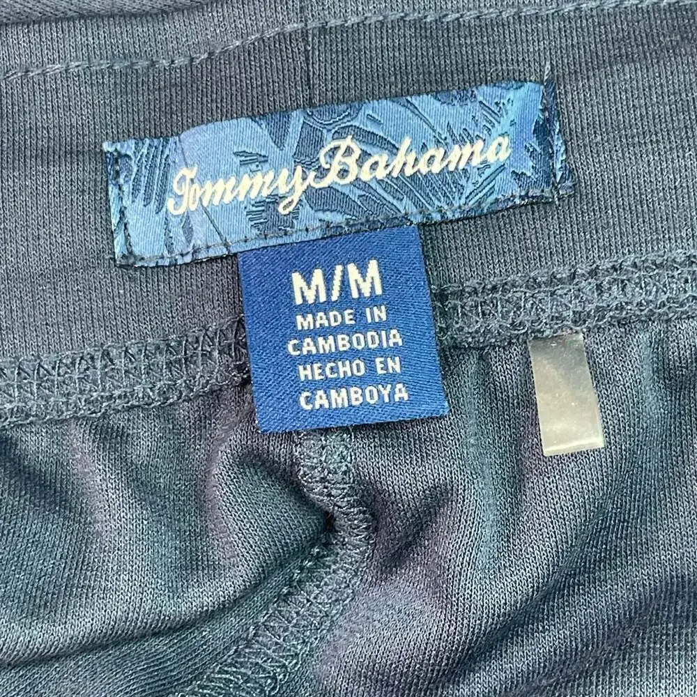 Tommy Bahama Mens Navy Blue Essential Lounge Jogger Pants